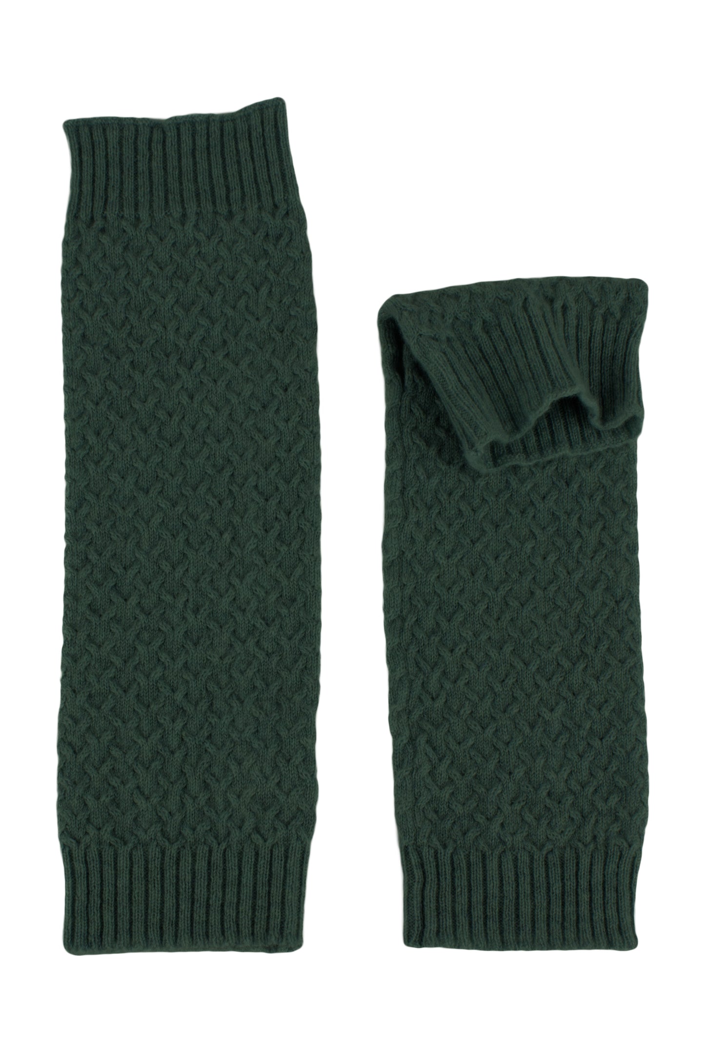 Stag Cable Cashmere Wrist Warmers
