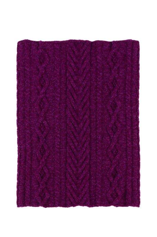 Aran Cable Cashmere Snood