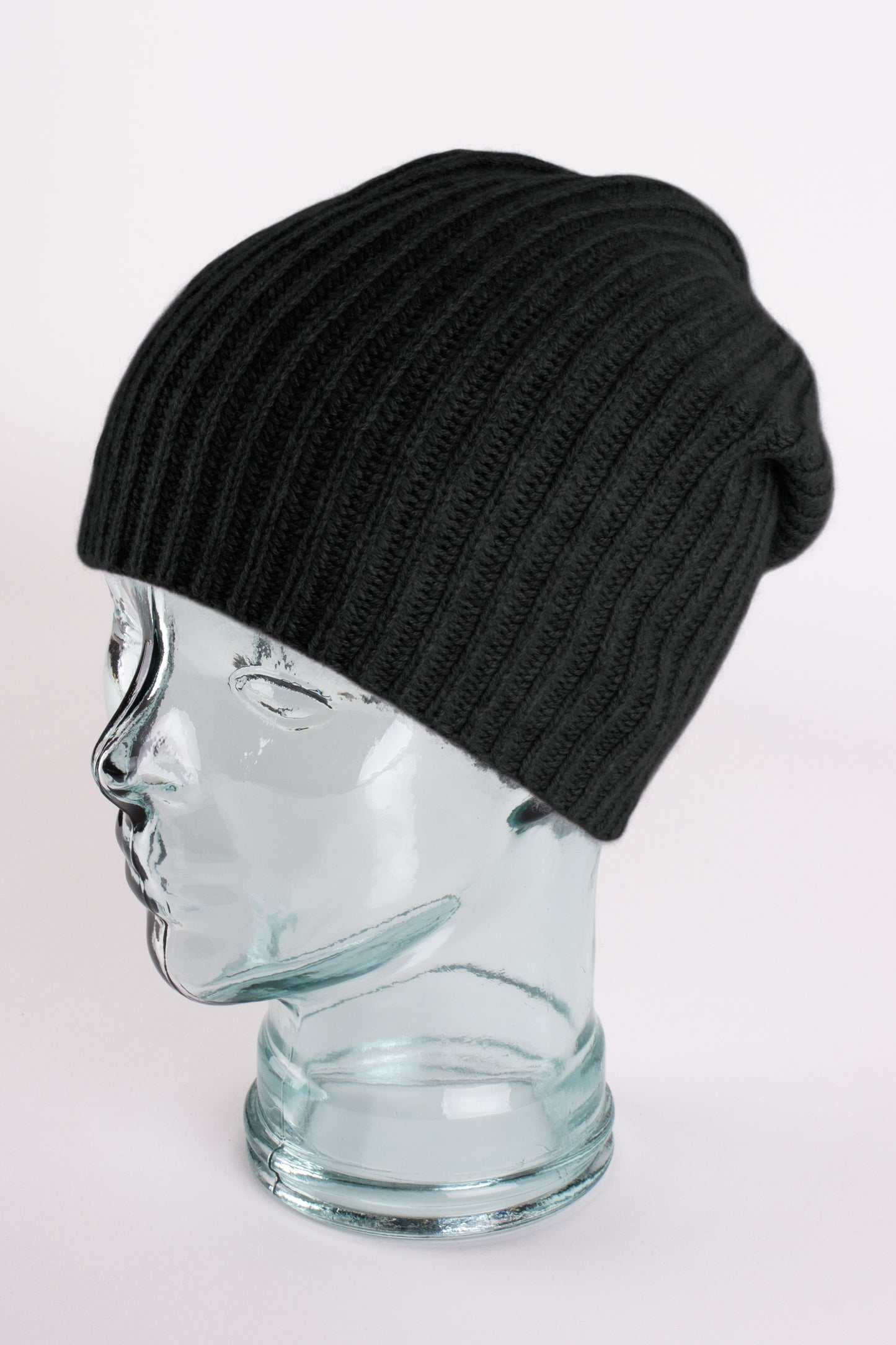 Ribbed Cashmere Beanie