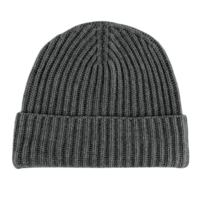 Ribbed Cashmere Beanie