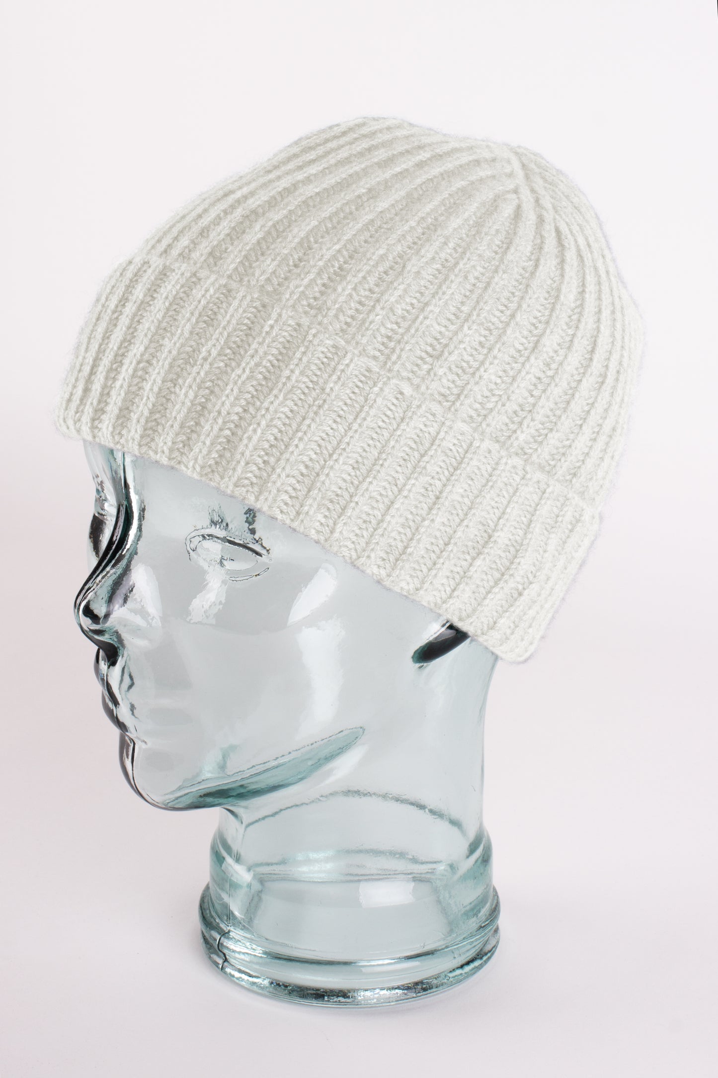 Ribbed Cashmere Beanie