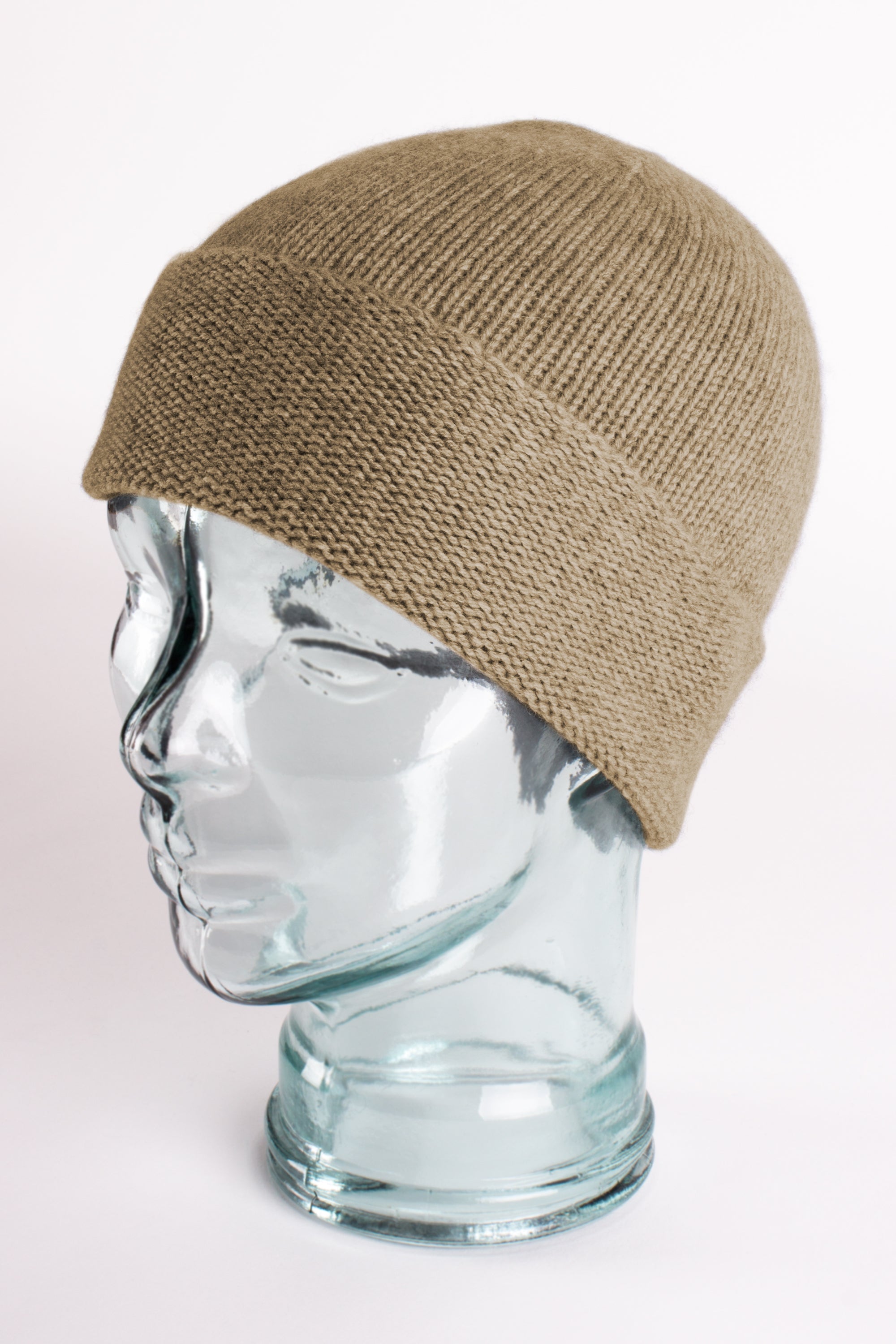 Mens outlet 100% Tweed Cashmere Beanie Hat - Natural Fleck - handmade in Scotland by Love Cashmere