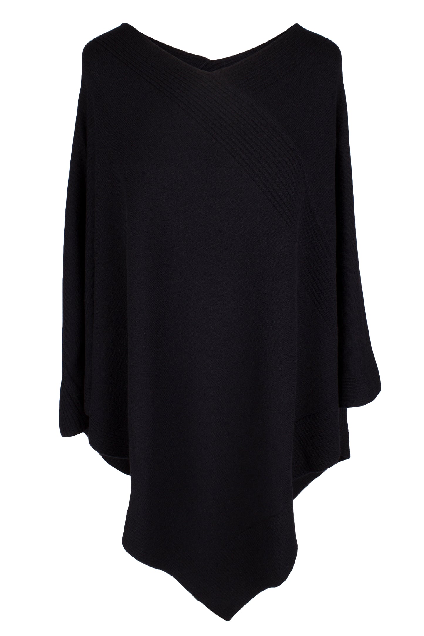 Damen Kaschmir Poncho