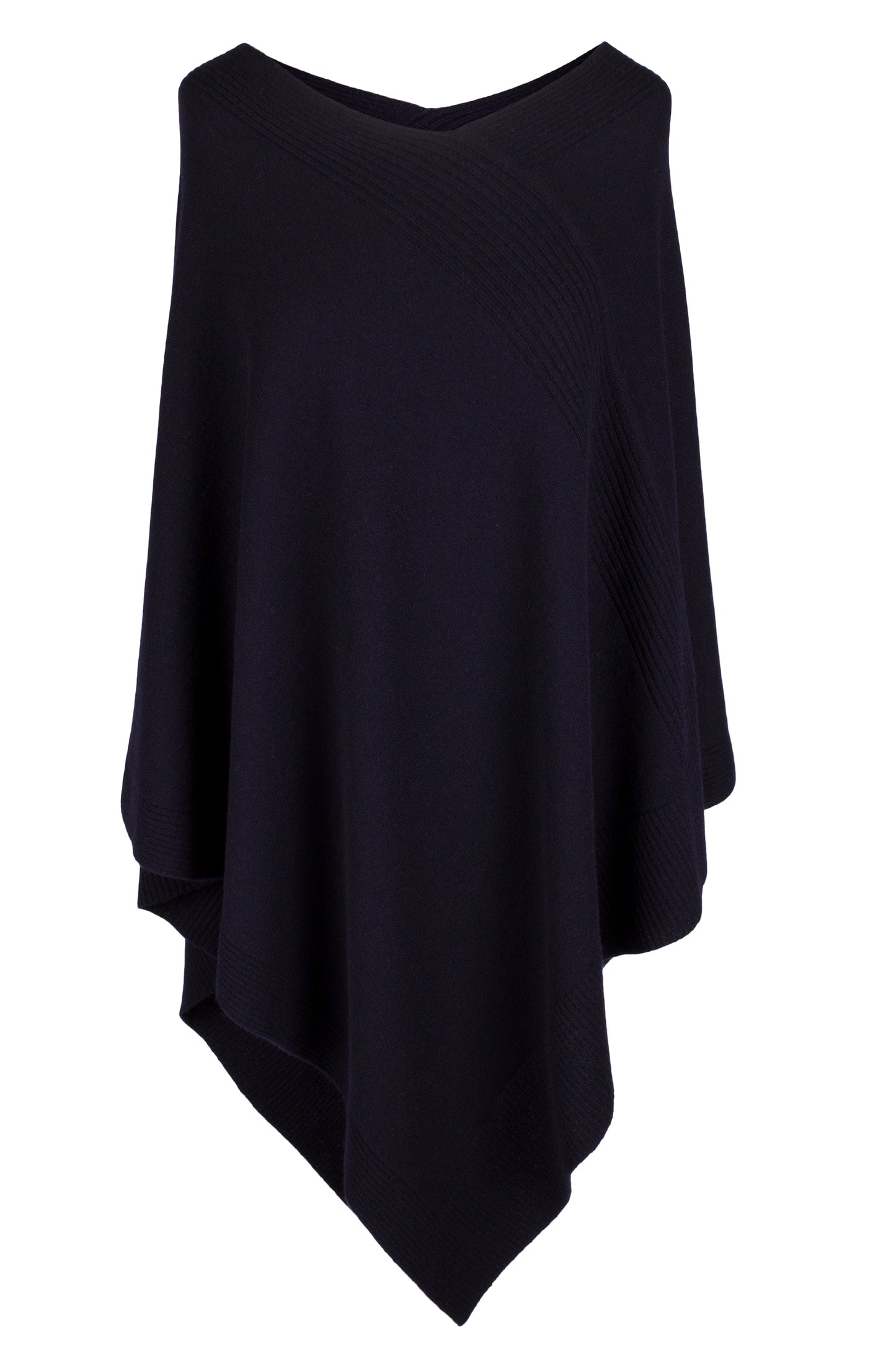 Damen Kaschmir Poncho