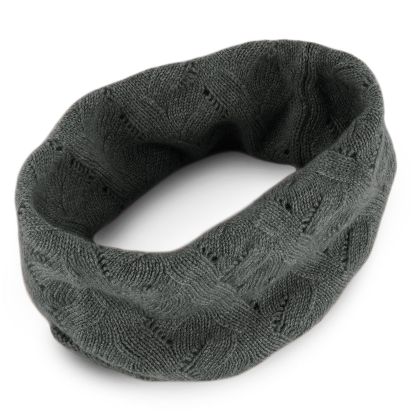 Lace Cable Cashmere Snood