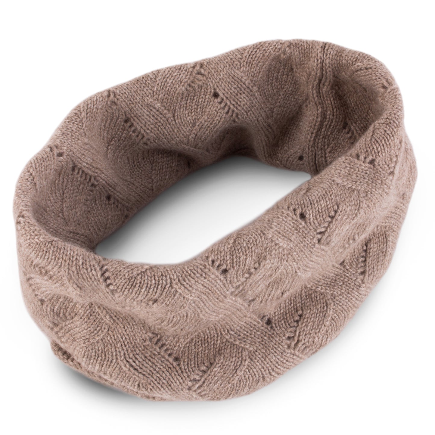 Lace Cable Cashmere Snood