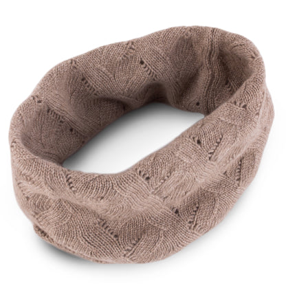 Lace Cable Cashmere Snood