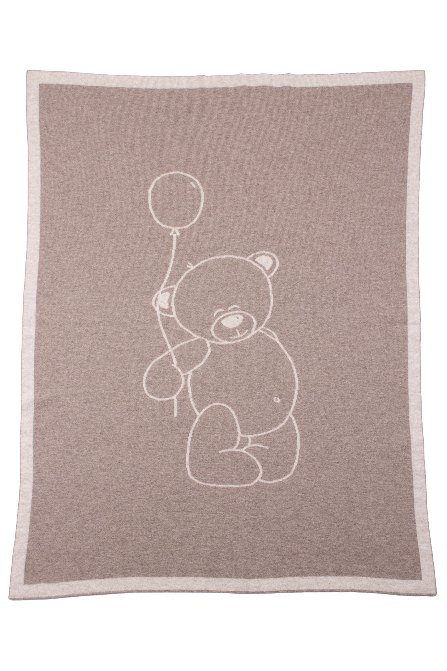 Teddy Bear Cashmere Baby Blanket