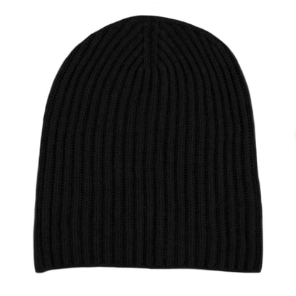 Ribbed Cashmere Beanie