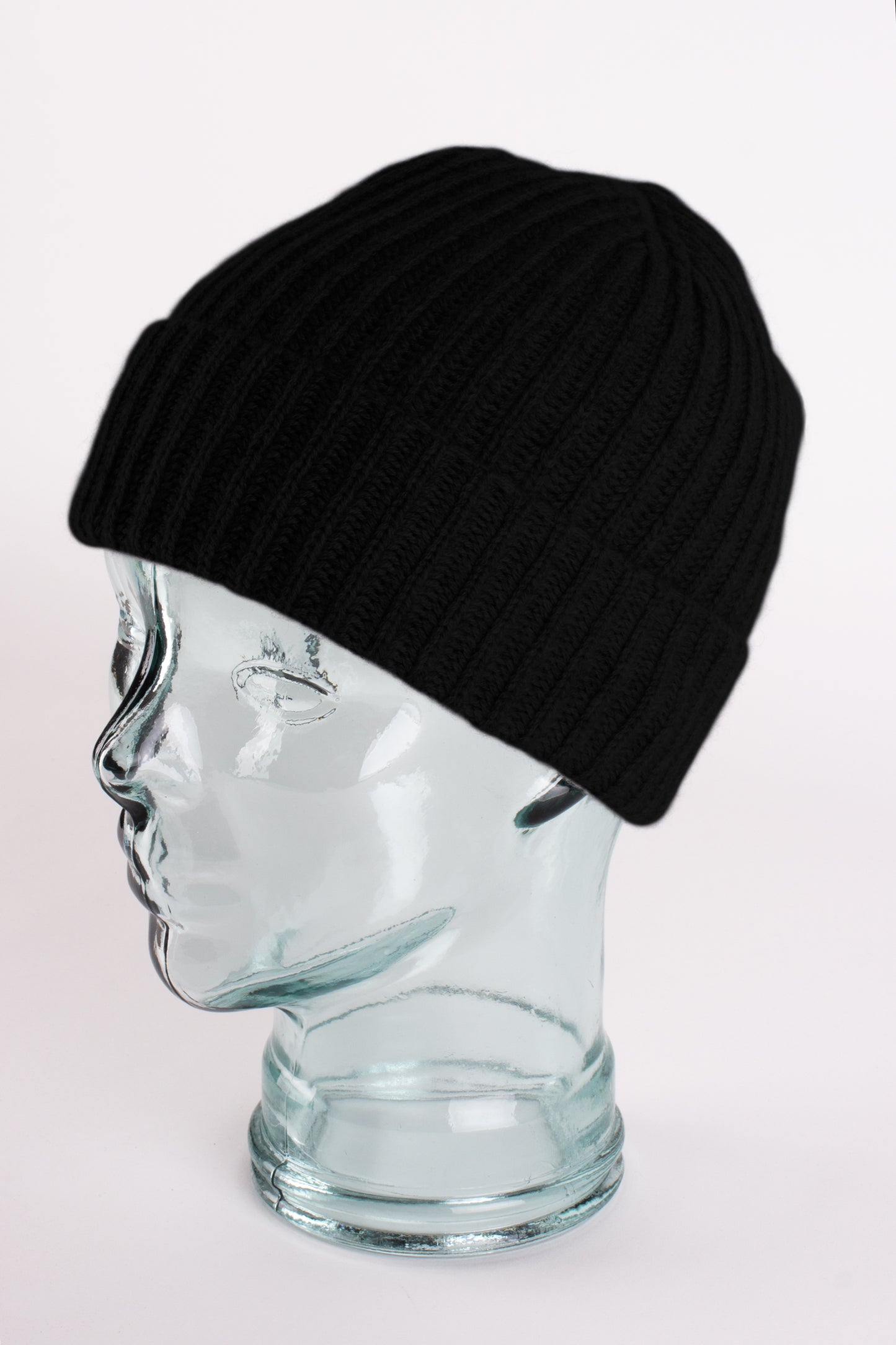Ribbed Cashmere Beanie