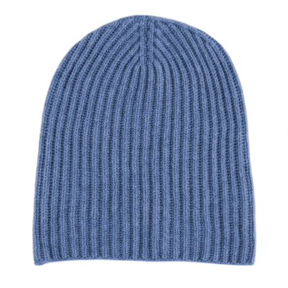 Ribbed Cashmere Beanie