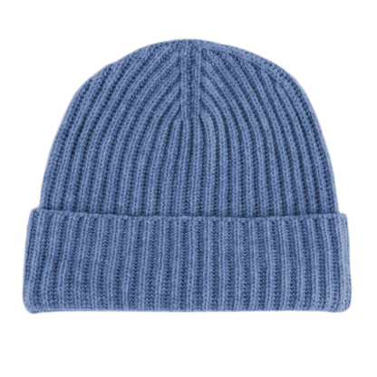 Ribbed Cashmere Beanie