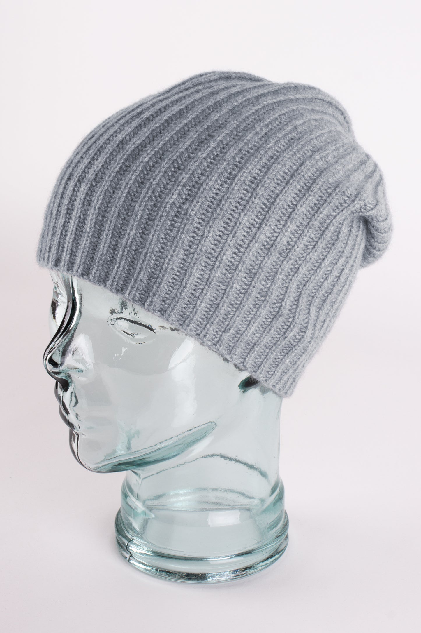 Ribbed Cashmere Beanie