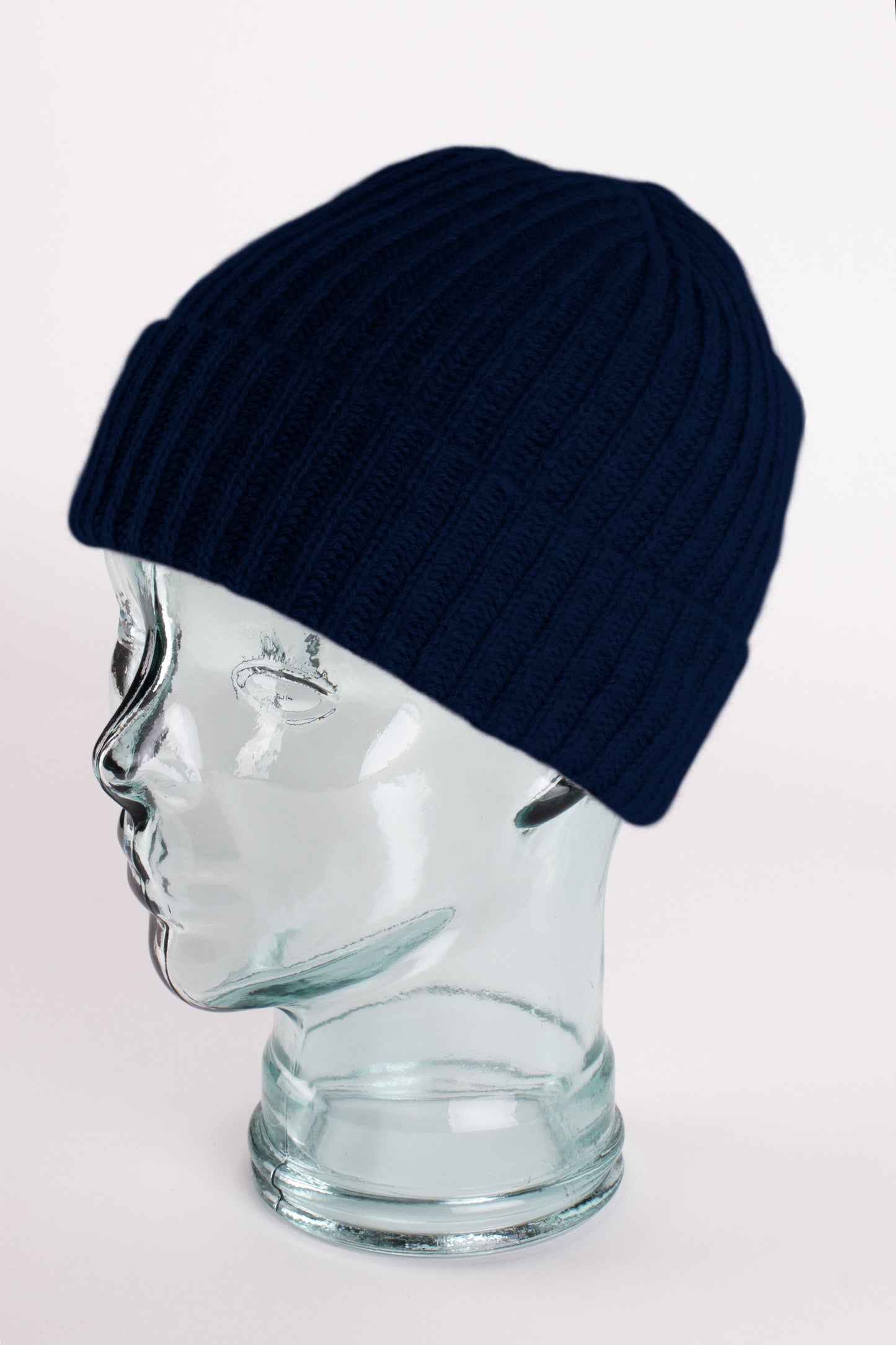 Ribbed Cashmere Beanie